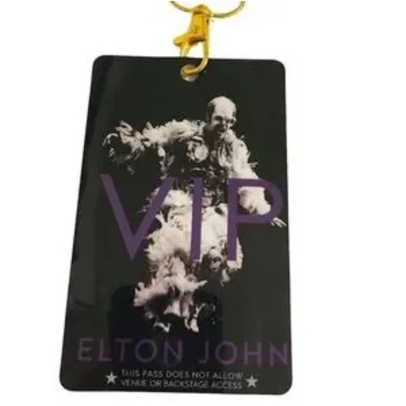 Elton John VIP Tour Pass Lanyard - Picture 1 of 6